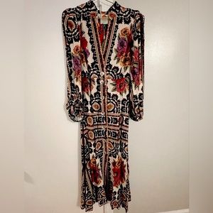 Farm Rio Flower Tapestry Maxi Dress